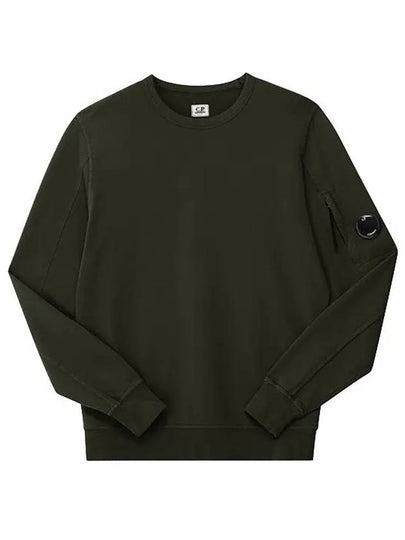 Light Fleece Sweatshirt Green - CP COMPANY - BALAAN 2