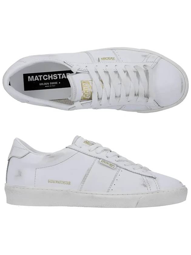 Match Star Low Top Sneakers Optic White - GOLDEN GOOSE - BALAAN 5