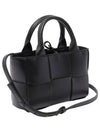 Candy Acro Intrecciato Tote Bag Black - BOTTEGA VENETA - BALAAN 4