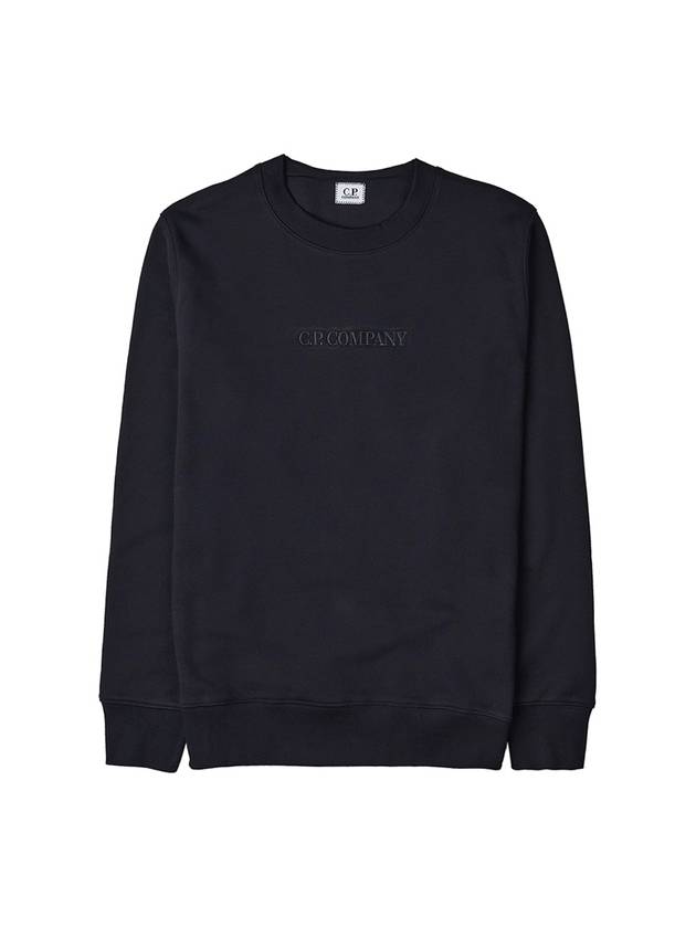 Embroidered Logo Cotton Sweatshirt Black - CP COMPANY - BALAAN 11