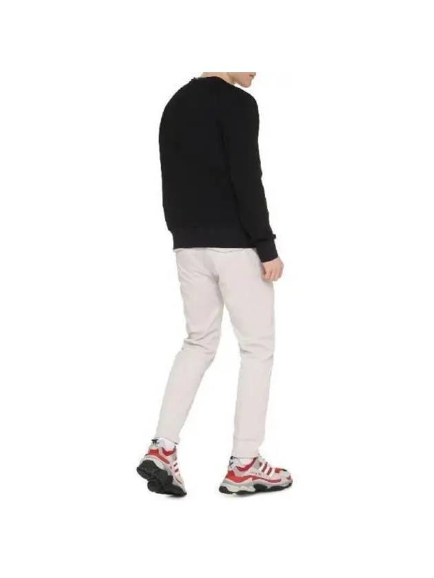 Seersucker Loopback 4 Bar Crew Neck Sweatshirt Navy - THOM BROWNE - BALAAN 4