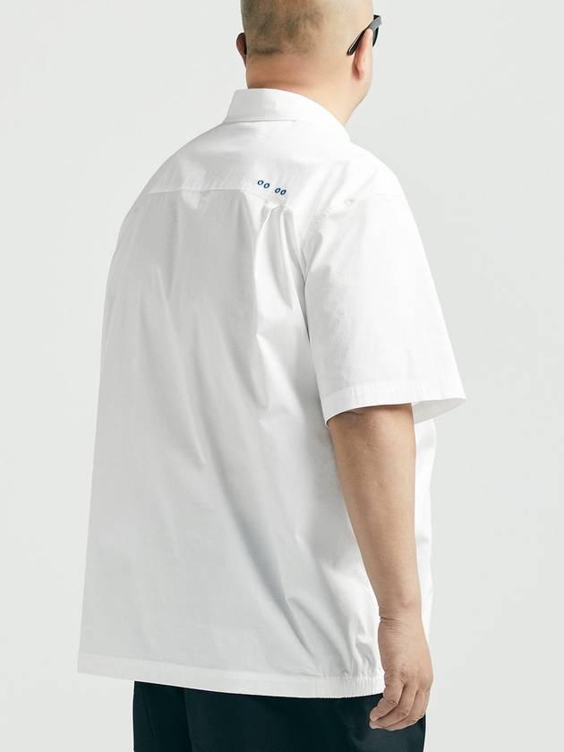 Studio Work Short Sleeve Shirt White - BOOVOOM - BALAAN 5