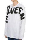 Men's Macro Graffiti Long Sleeve T-Shirt White - ALEXANDER MCQUEEN - BALAAN 3