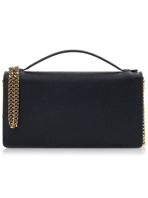 V Logo Flap Shoulder Bag Black - VALENTINO - BALAAN 4