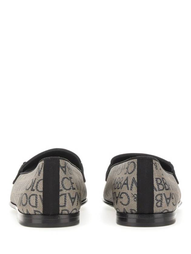 logo print loafers gray - DOLCE&GABBANA - BALAAN 3