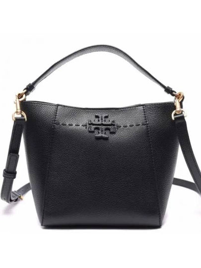 McGraw Small Tote Bag Black - TORY BURCH - BALAAN 2