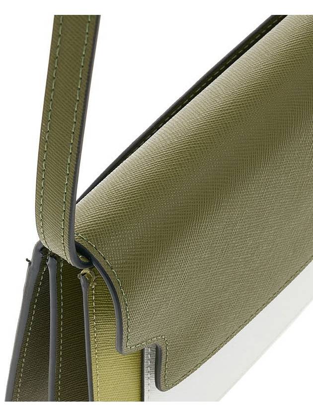 Trunk Saffiano Cross Bag Green - MARNI - BALAAN 9