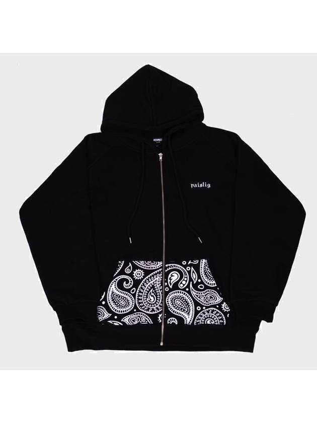 Unisex Front Bag Paisley Hooded Zip-up BAL10002 - RESPECT - BALAAN 1