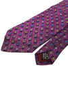 100 silk purple flower pattern tie - A. TESTONI - BALAAN 4