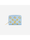 Lou Half Wallet Baby Blue - LOUIS VUITTON - BALAAN 1