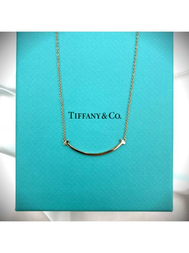 Smile Pendant Small Necklace Rose Gold - TIFFANY & CO. - BALAAN 4