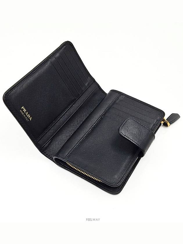 Saffiano medium wallet - PRADA - BALAAN 6