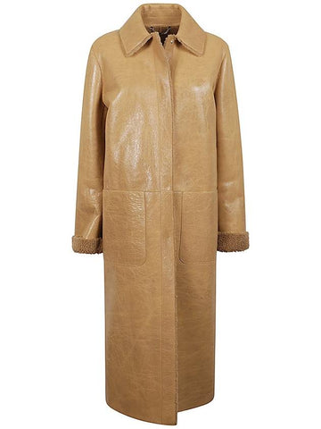 Fendi Coats Beige - FENDI - BALAAN 1