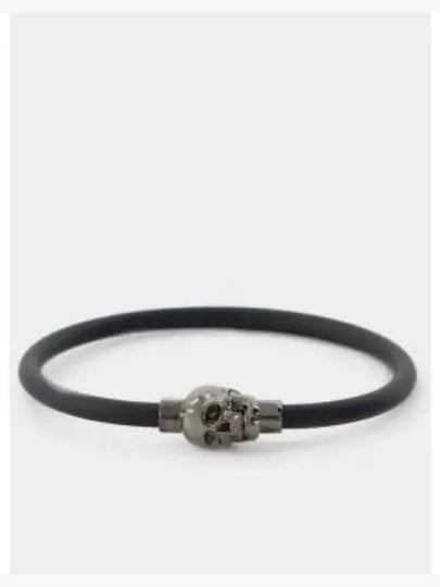 Skull Rubber Bracelet Black - ALEXANDER MCQUEEN - BALAAN 2