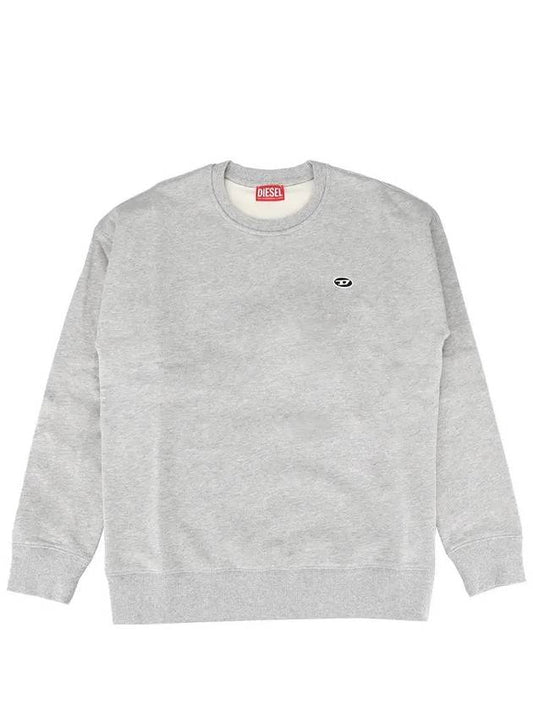 A03785 0BKAF 9CB S Rob Doval Cotton Sweatshirt Gray - DIESEL - BALAAN 1