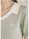 Cleom V neck collar knit - MICANE - BALAAN 3