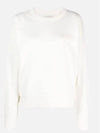 Shad Logo Print Sweatshirt White - ISABEL MARANT - BALAAN 3