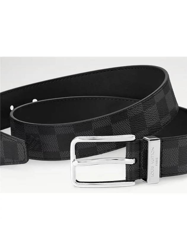 Pont Neuf 35MM Canvas Belt Grey - LOUIS VUITTON - BALAAN 4