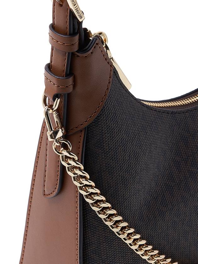 Wilma Monogram Chain Shoulder Bag Brown - MICHAEL KORS - BALAAN 9