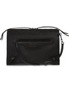 NEO Neo Classic Hand Strap Grain Leather Clutch Bag Black - BALENCIAGA - BALAAN 1