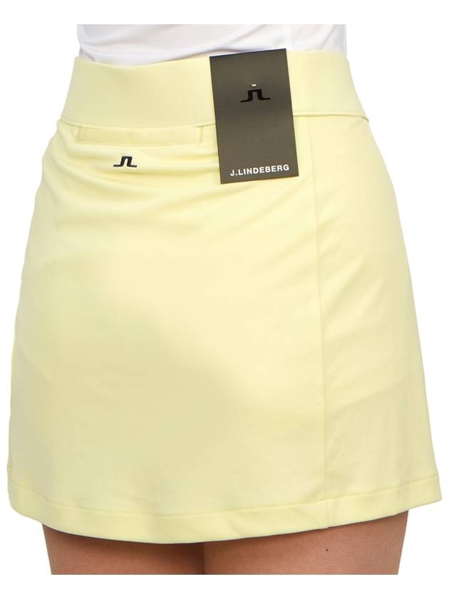 Amelie Golf A Line Skirt Yellow - J.LINDEBERG - BALAAN 9