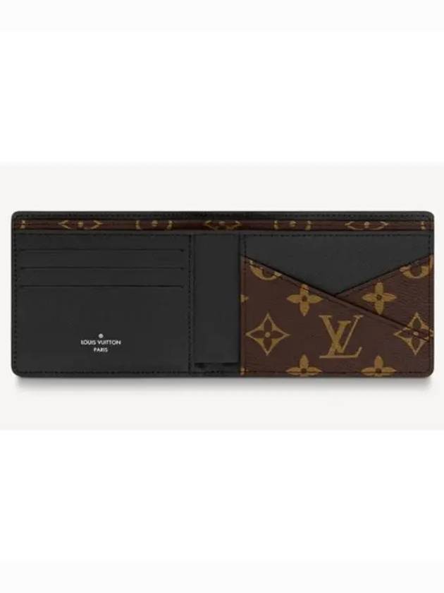 Multiple Half Wallet Brown Black - LOUIS VUITTON - BALAAN 5