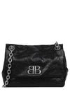 Monaco Mini Shoulder Bag Black - BALENCIAGA - BALAAN 2