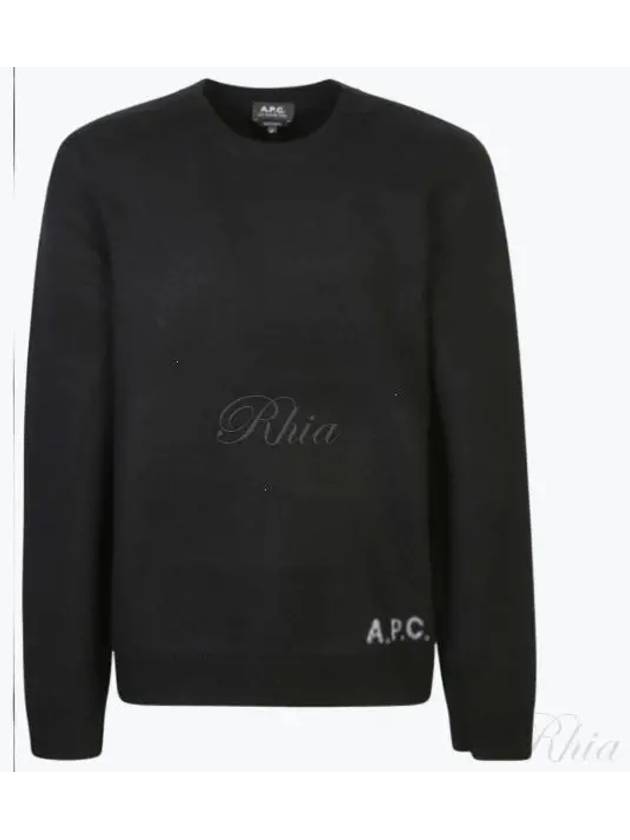 Edward Intarsia Knit Top Black - A.P.C. - BALAAN 2