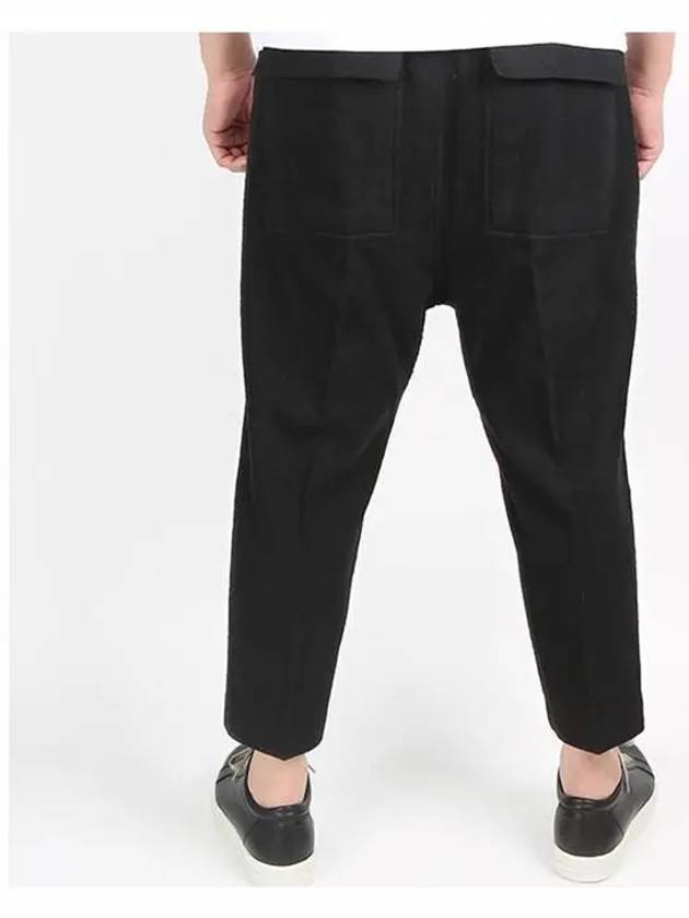 Astaire Cropped Baggy Pants Black - RICK OWENS - BALAAN 5