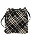 Checked medium bucket bag 8093871 - BURBERRY - BALAAN 4