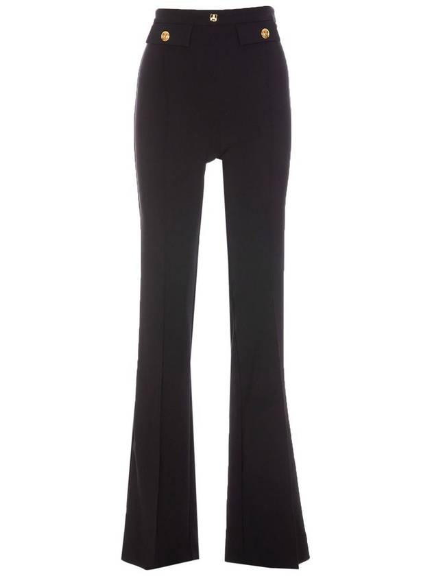 Elisabetta Franchi Trousers Black - ELISABETTA FRANCHI - BALAAN 1