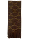 Triomphe Monogram Muffler Brown - CELINE - BALAAN 1