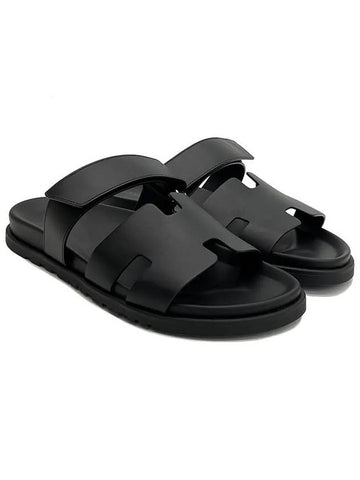 Chypre Sandals 37 Black 4HA0781 - HERMES - BALAAN 1