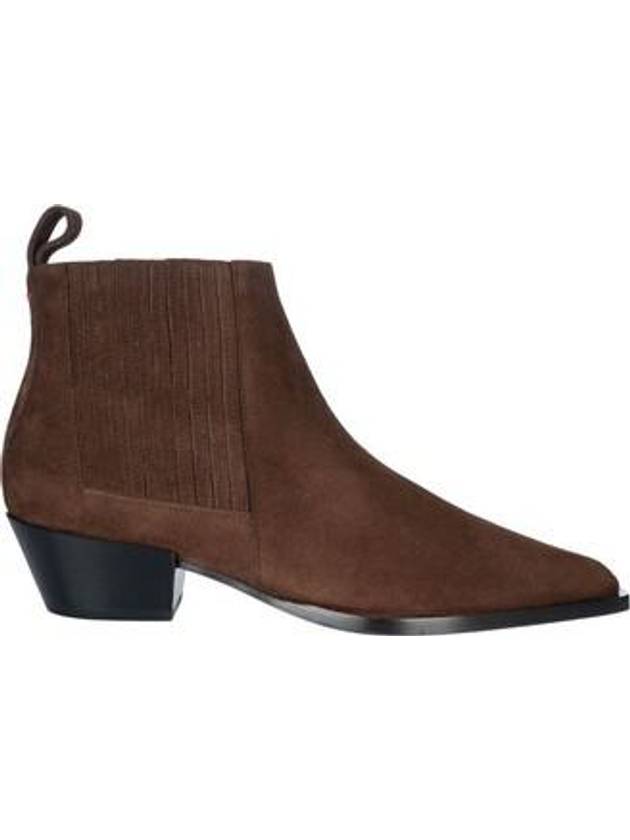 Aeyde Bea Cow Suede Leather Brown Shoes - AEYDE - BALAAN 1