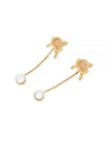 Chain Pendant Marcie Earrings Gold - CHLOE - BALAAN 2