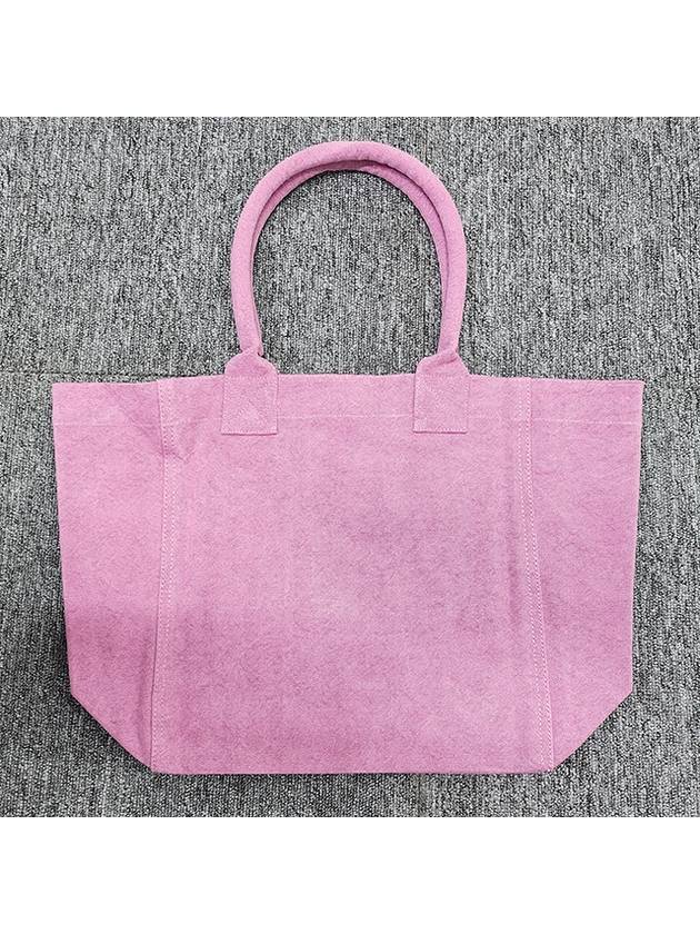 Yenky Small Cotton Tote Bag Pink - ISABEL MARANT - BALAAN 4