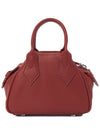 Logo Mini Yasmin Tote Bag Red - VIVIENNE WESTWOOD - BALAAN 4