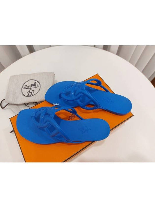 Egerie Flip Flops Blue Outremer - HERMES - BALAAN 2