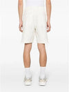 Cargo Bermuda Comfort Fit Cotton Shorts Off White - STONE ISLAND - BALAAN 6