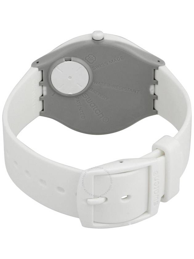 Swatch Skinpure White Silicone Rubber Watch SVOW100 - SWATCH - BALAAN 3