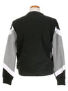 Geometric Neoprene Sweatshirt Khaki Gray - NEIL BARRETT - BALAAN 4