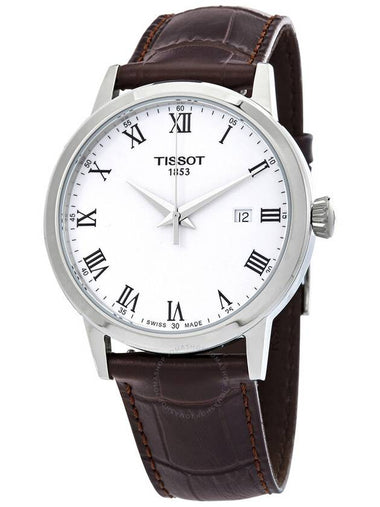 Tissot T-Classic Quartz White Dial Men's Watch T129.410.16.013.00 - TISSOT - BALAAN 1