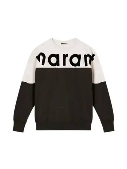 Howley Two Tone Logo Sweatshirt Faded Black - ISABEL MARANT - BALAAN 2