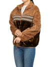 Women's Marlene Sherpa Fleece Jacket Brown - UGG - BALAAN 7