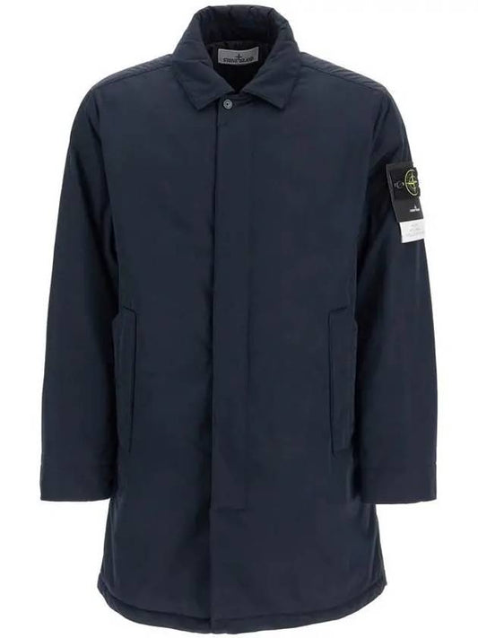 Micro Twill Single Coat Navy - STONE ISLAND - BALAAN 2