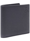 Anagram Embossed Bifold Half Wallet Anthracite - LOEWE - BALAAN 4