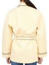 Women's Terenzio Belt Pocket Cotton Jacket Beige - VANESSA BRUNO - BALAAN 5