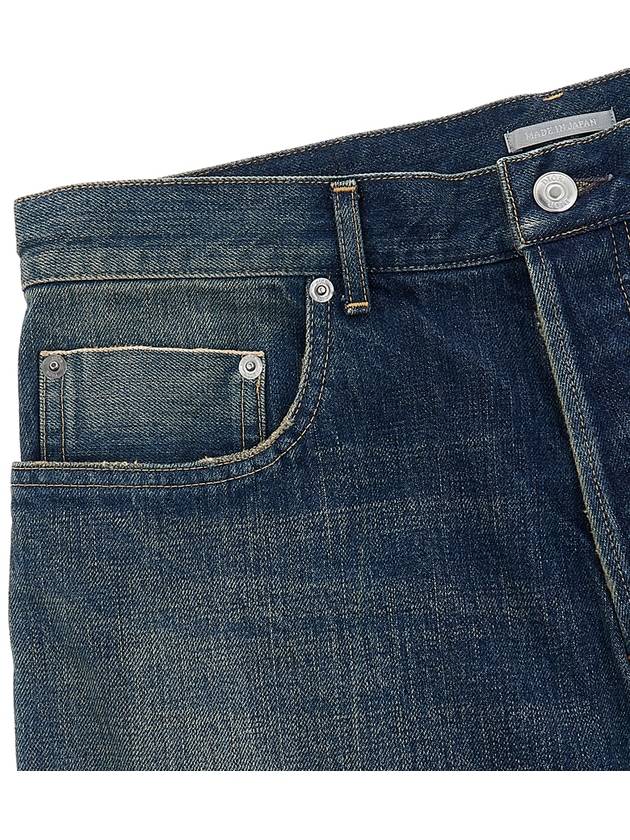 Homme Heritage Straight Jeans Blue - DIOR - BALAAN 5