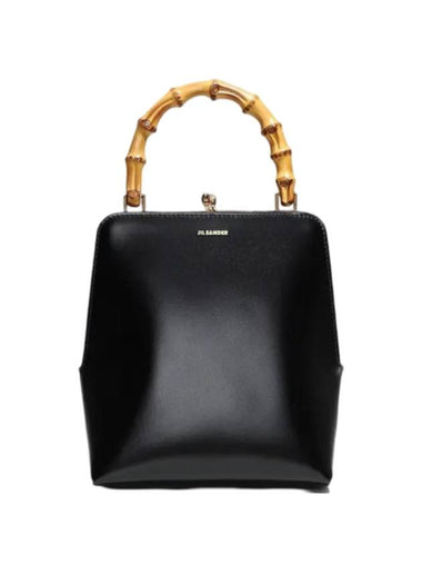 Goji Frame Small Tote Bag Black - JIL SANDER - BALAAN 1