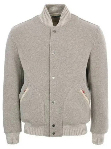 Cashmere lamb skin beige blouson jacket 270889 - KITON - BALAAN 1